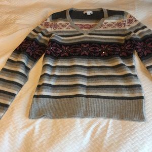 2/$15 Charter Club Lamb’s Wool Christmasy Sweater